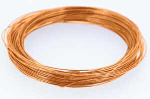 gold orange copper wire