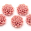 20mm Pastel Pink Chrysanthemum Gemstone Flower Beads