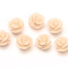7mm Sea Shell Rose Gemstone Flower Beads