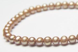 6-6.5mm Caramel Potato Freshwater Pearls