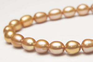 8x10mm Caramel Rice Freshwater Pearls