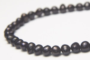 5.5-6mm Black Nugget Freshwater Pearls