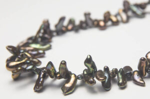 4x12mm Peacock Keshi Freshwater Pearls