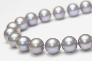 8.5-9mm Silver Peacock Potato Freshwater Pearls