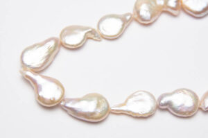 15x20mm Natural Apricot Pear Freshwater Pearls