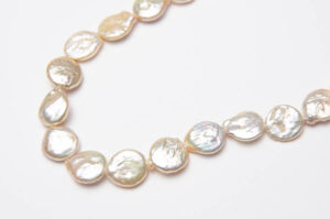 11mm Peach Coin Freshwater Pearls