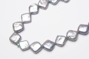 12mm Peacock Diamond Coin Freshwater Pearls