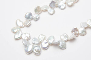 8x9mm White Keshi Freshwater Pearls