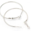 25mm Silver Hoop Earrings