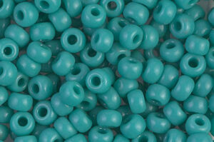 Opaque Turquoise Green Miyuki 6/0 Seed Beads