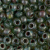 Picasso Transparent Olivine Miyuki 6/0 Seed Beads