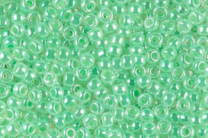 Mint Green Ceylon Miyuki 6/0 Seed Beads