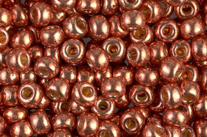 Duracoat Galvanized Pink Blush Miyuki 6/0 Seed Beads