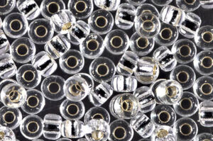 Crystal Silver Lined Miyuki 6/0 Seed Beads