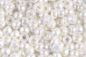 Ivory Pearl Ceylon Miyuki 6/0 Seed Beads