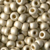 Matte Duracoat Galvanized Silver Miyuki 6/0 Seed Beads