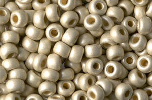 Matte Duracoat Galvanized Silver Miyuki 6/0 Seed Beads