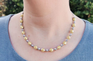 Golden Sands Sofia Czech Glass Necklace Kit