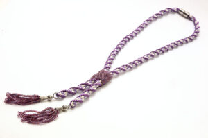 Purple Passion Twists and Tassels Kumihimo Bracelet and Necklace Kit