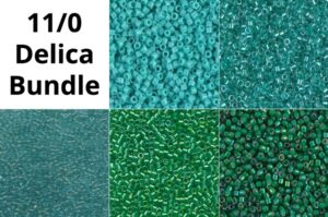 Serenity Green 11/0 Delica Bead Palette