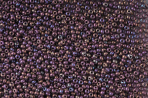 Opaque Rainbow Deep Violet Preciosa Seed Beads