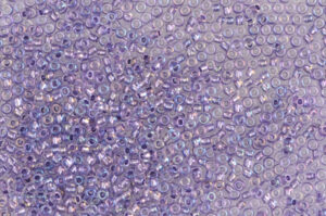 Silver Lined Rainbow Purple Preciosa Seed Beads