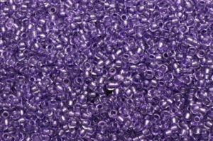 Silver Lined Lustre Purple Preciosa Seed Beads