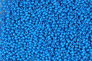 Lustred Opaque Rich Azure Blue Preciosa Seed Beads