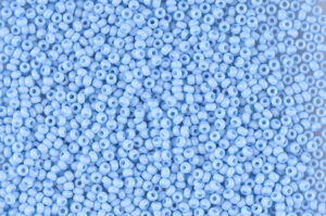Opaque Powder Blue Chalk  Preciosa Seed Beads