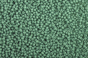 Opaque Cactus Chalk Preciosa Seed Beads