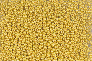 Matte Metallic Aztec Gold Preciosa Seed Beads