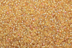 Silver Lined Rainbow Gold Preciosa Seed Beads