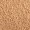 Opaque Caramel Chalk Preciosa Seed Beads