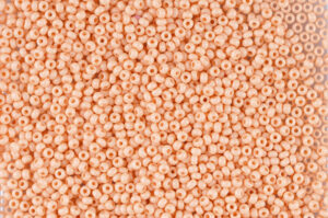 Opaque Rosewater Chalk Preciosa Seed Beads