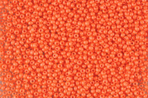 Lustred Opaque Burnt Sienna Preciosa Seed Beads