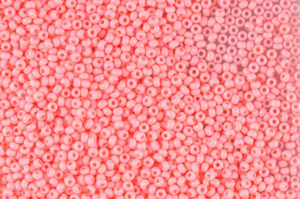 Opaque Dragon Fruit Chalk Preciosa Seed Beads