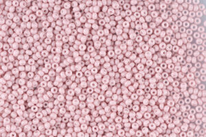 Opaque Petal Chalk Preciosa Seed Beads