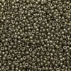 Metallic Gunmetal Grey Preciosa Seed Beads