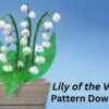 lily of the valley beaded flower