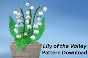lily of the valley beaded flower